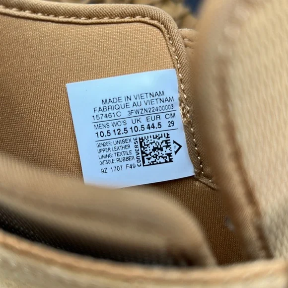 Converse Chuck Taylor Waterproof Hi Boot Sneakers Climate Counter Men’s 10.5 - Picture 3 of 9